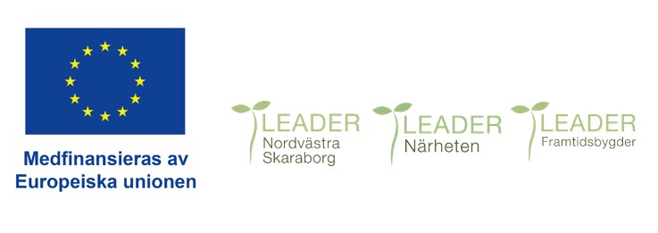 Loggor medfinansiering EU, Leader, Nordvästra Skaraborg, Leader Närheten Leader Framtidsbygder
